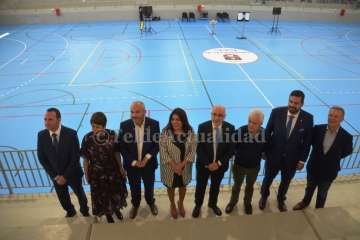 Reapertura del Pabellón Juan Carlos Hernández de Jinámr-Telde (Foto TA)