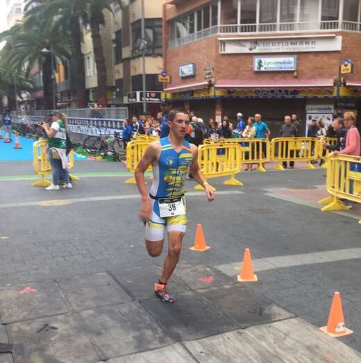 Pablo Rodríguez Cabello, durante la prueba de este domingo (Foto TA)