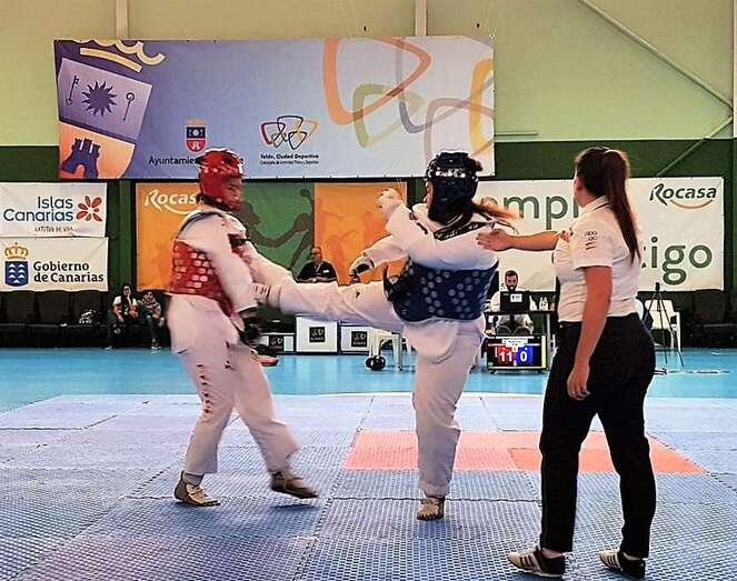Archivo. Competición de taekwondo en Telde (Foto TA)