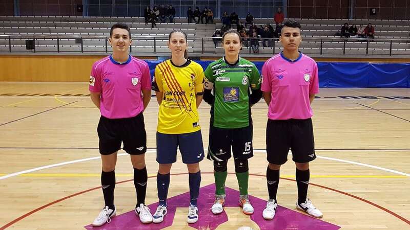 Imagen del encuentro de este sábado entre Preconte Telde y Palau (Foto TA)