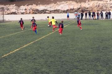 La 14Âª jornada del Torneo Fútbol Base de Telde, en imágenes (Foto TA)