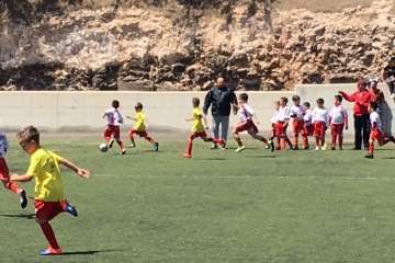 La 14Âª jornada del Torneo Fútbol Base de Telde, en imágenes (Foto TA)