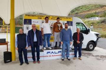 Entrega de premios de la prueba celebrada en Telde (Foto TA)