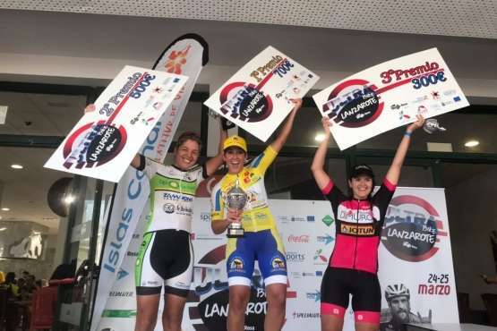 Caty Sánchez, del BP-La Garita, segunda en la V Ultrabike Lanzarote (Foto TA)