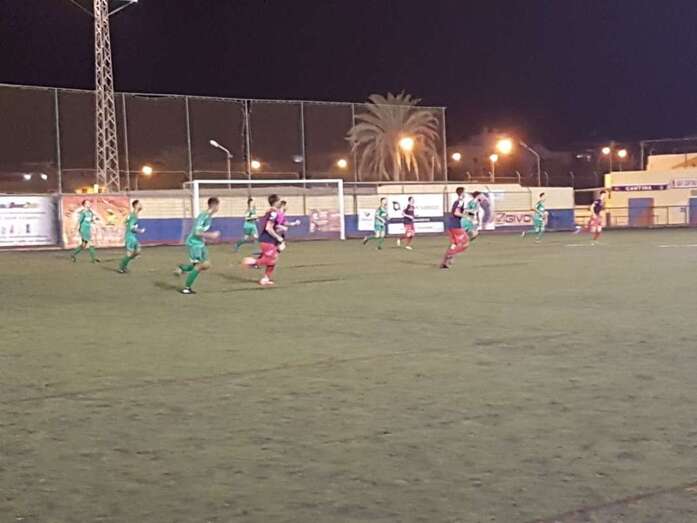 Archivo. Partido de la Unión Telde en esta temporada (Foto TA)