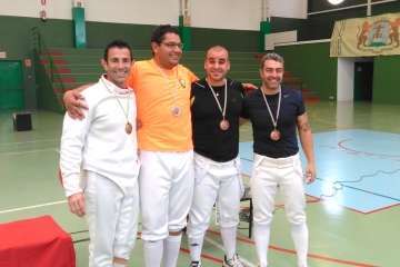 El Ceiscan logra siete medallas en el Campeonato de Veteranos Espada 2018 (Foto TA)