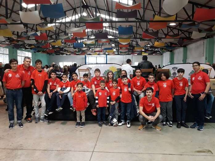 Jugadores del CA Telde Los Llanos (Foto TA)