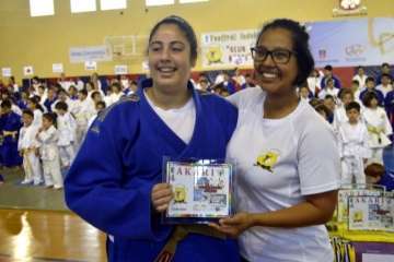 Éxito del V Festival de Judokitas en Telde (Foto TA)