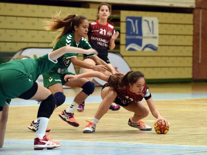 Imagen de un partido del torneo de la II MiniCopa Femenina de España (Foto TA)