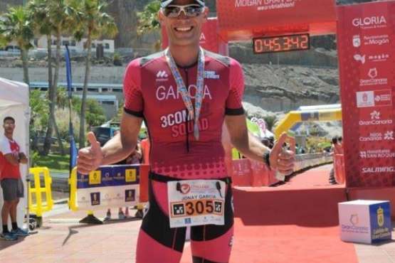 El atleta teldense Jonay Garcia, en buena forma (Foto TA)