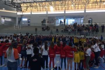 El Hispano Inglés, campeón del l Torneo Autonómico Minibásket Plan Integral de Jinámar (Foto TBT