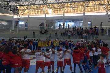 El Hispano Inglés, campeón del l Torneo Autonómico Minibásket Plan Integral de Jinámar (Foto TBT