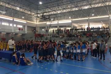 El Hispano Inglés, campeón del l Torneo Autonómico Minibásket Plan Integral de Jinámar (Foto TBT