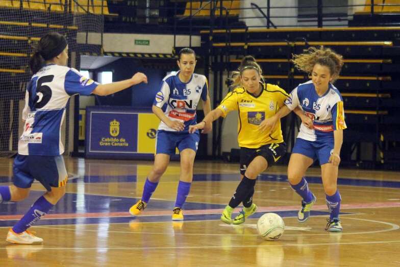 Imagen de archivo de un partido del Preconte Telde en esta temporada (Foto TA)