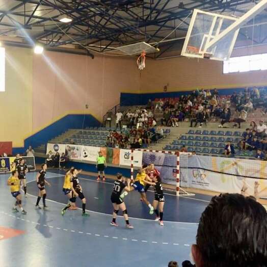 Momento del partido de este domingo en Telde (Foto TA)