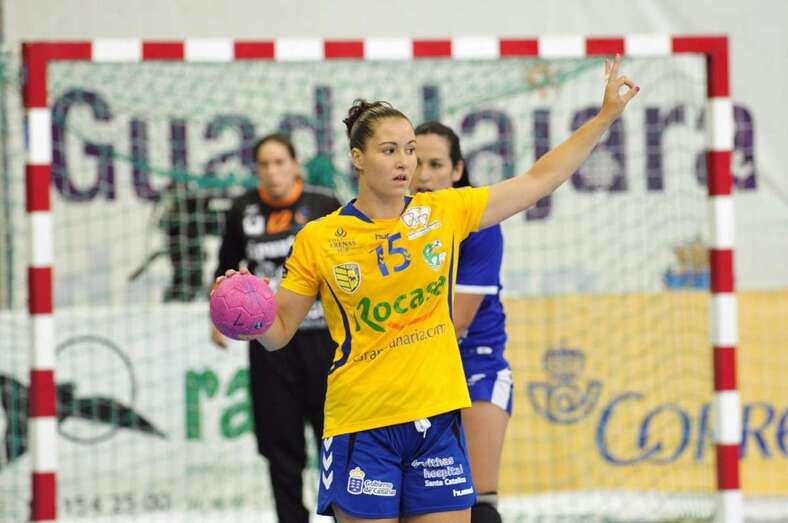 Haridian Rodríguez, una de las veteranas del Rocasa Gran Canaria (Foto TA)