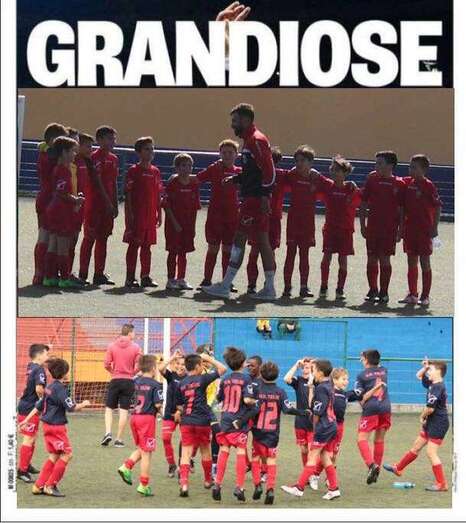 El equipo Benjamín de la UD Telde (Foto TA)