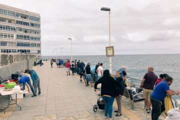  Las Salinas de La Garita, escenario de un concurso de pesca (Foto TA)