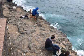  Las Salinas de La Garita, escenario de un concurso de pesca (Foto TA)
