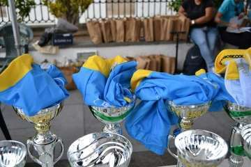 El ciclismo de escuela, a piñón por el casco viejo de Telde (Foto TA)