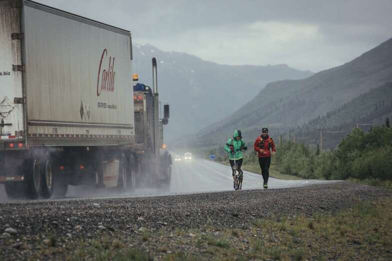 Marcos Yánez y Christy Youngblood, durante la cuarta etapa (Foto Marcos Cabera)