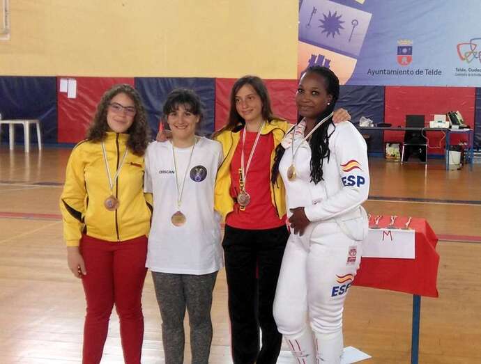 Deportistas del Club Ceiscan-Telde (Foto TA)