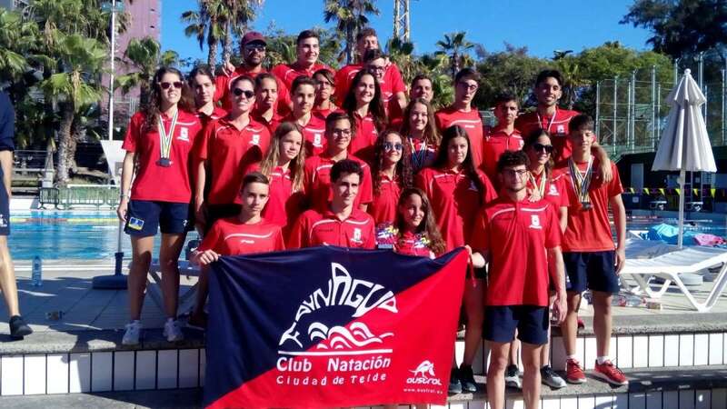 Equipo del Club Faynagua-Ciudad de Telde (Foto TA)