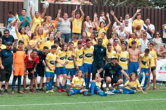 Gariteño y La Garita Orecada, subcampeones infantiles de la Maspalomas Cup 2018 (Foto TA)