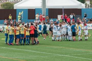 Gariteño y La Garita Orecada, subcampeones infantiles de la Maspalomas Cup 2018 (Foto TA)