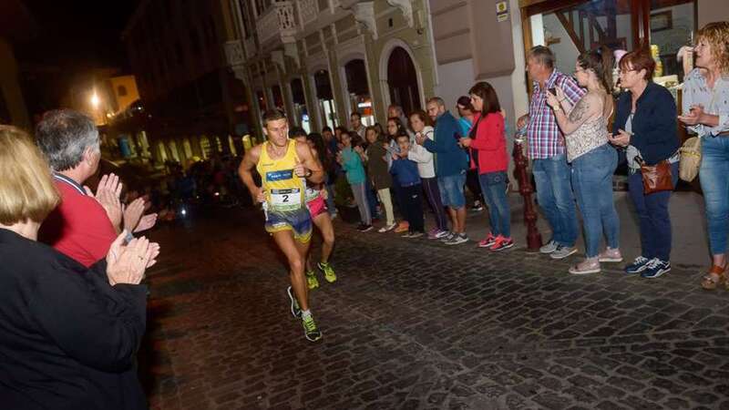 El teldense durante la prueba del pasado domingo en La Orotava (Foto eldorsal.com)