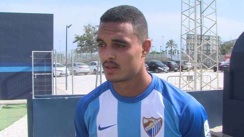Manue Alemán, con la camiseta del Atlético Malagueño (Foto TA)