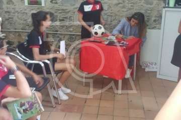 Acto de clausura de la temporada del equipo femenino del CD Vallinamar-Telde (Foto TA)
