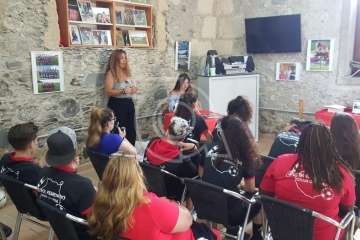 Acto de clausura de la temporada del equipo femenino del CD Vallinamar-Telde (Foto TA)