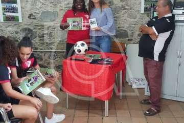 Acto de clausura de la temporada del equipo femenino del CD Vallinamar-Telde (Foto TA)