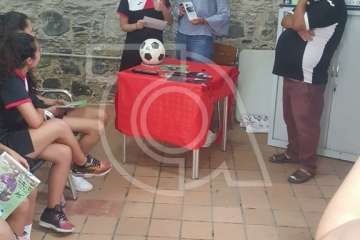 Acto de clausura de la temporada del equipo femenino del CD Vallinamar-Telde (Foto TA)