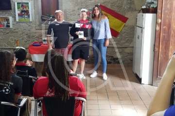 Acto de clausura de la temporada del equipo femenino del CD Vallinamar-Telde (Foto TA)