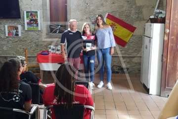 Acto de clausura de la temporada del equipo femenino del CD Vallinamar-Telde (Foto TA)