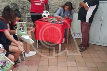 Acto de clausura de la temporada del equipo femenino del CD Vallinamar-Telde (Foto TA)
