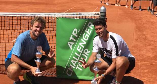 David Vega formó pareja con el brasileño Fabricio Neus (Foto industriadeltenis.com)