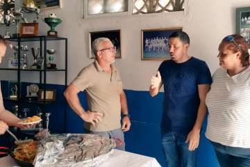 Jornada de convivencia en el CD Ojos de Garza (Foto TA)