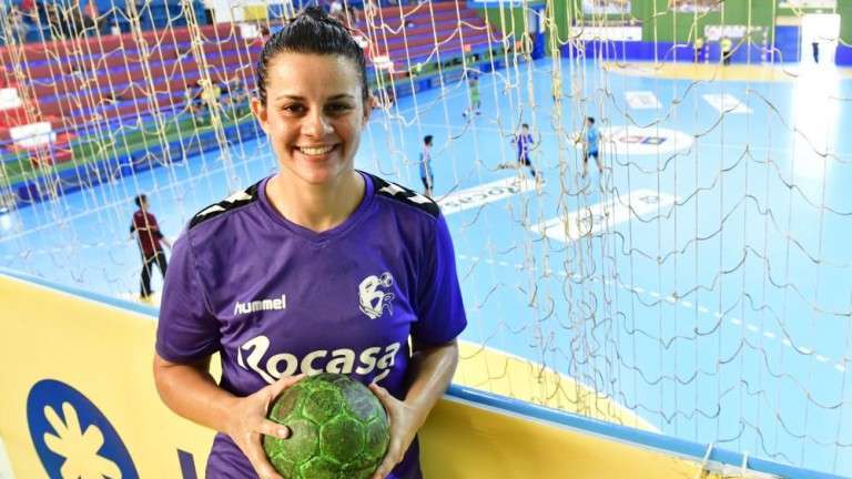 María González, capitana del Rocasa (Foto TA)