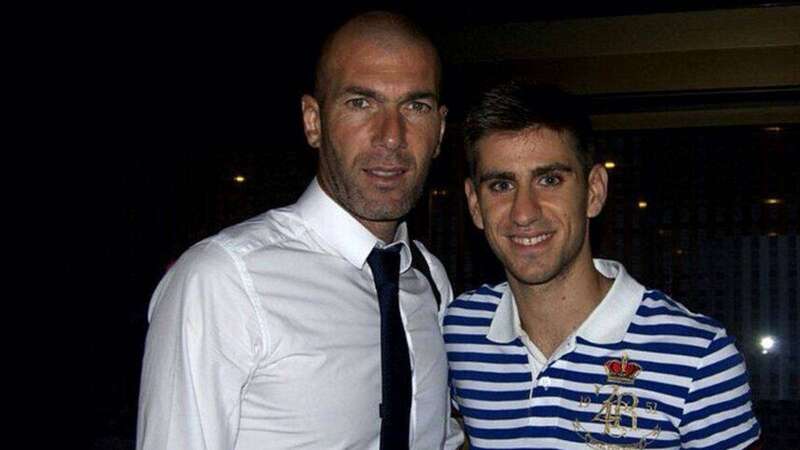 Dani Ojeda con Zidane (Foto As.com)