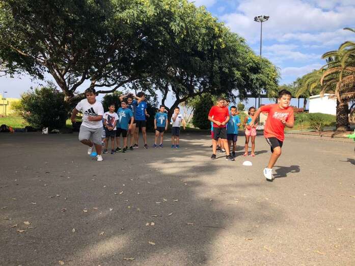 La actividad de Evecan Sport para esta temporada comenzó el pasado lunes 10 de septiembre en el parque San Juan (Foto TA)