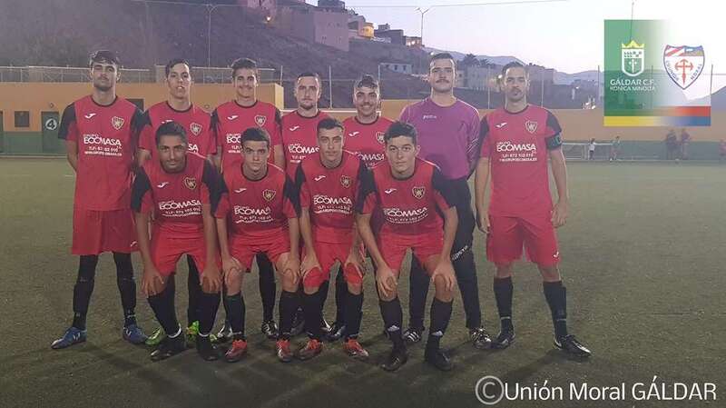 Once inicial del CD Vallinamar para el partido en el que ocurrió la agresión (Foto Unión Moral Gáldar)