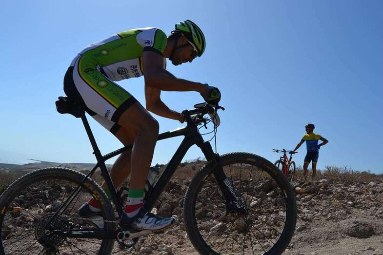 El corredor Francisco Pérez, en la prueba del pasado domingo (Foto TA)