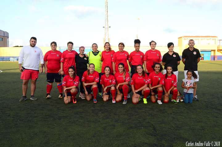 Primer equipo de la UD Telde (Foto TA)