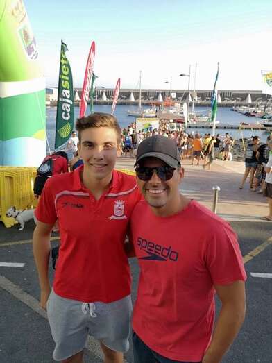 Los dos nadadores pertenecen al Club Faynagua-Ciudad de Telde (Foto TA)