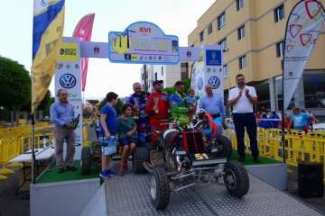 Jesús Tacoronte y Mariola Sáez se coronan en el XVI Rallye de Tierrra de Gran Canaria (Foto TA)