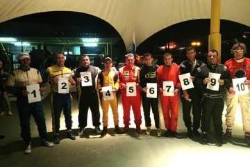 Jesús Tacoronte y Mariola Sáez se coronan en el XVI Rallye de Tierrra de Gran Canaria (Foto TA)