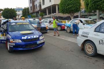 Jesús Tacoronte y Mariola Sáez se coronan en el XVI Rallye de Tierrra de Gran Canaria (Foto TA)